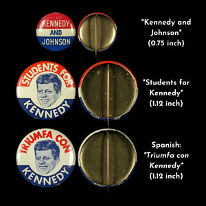 John F. Kennedy Campaign Pin - 1960 - United States