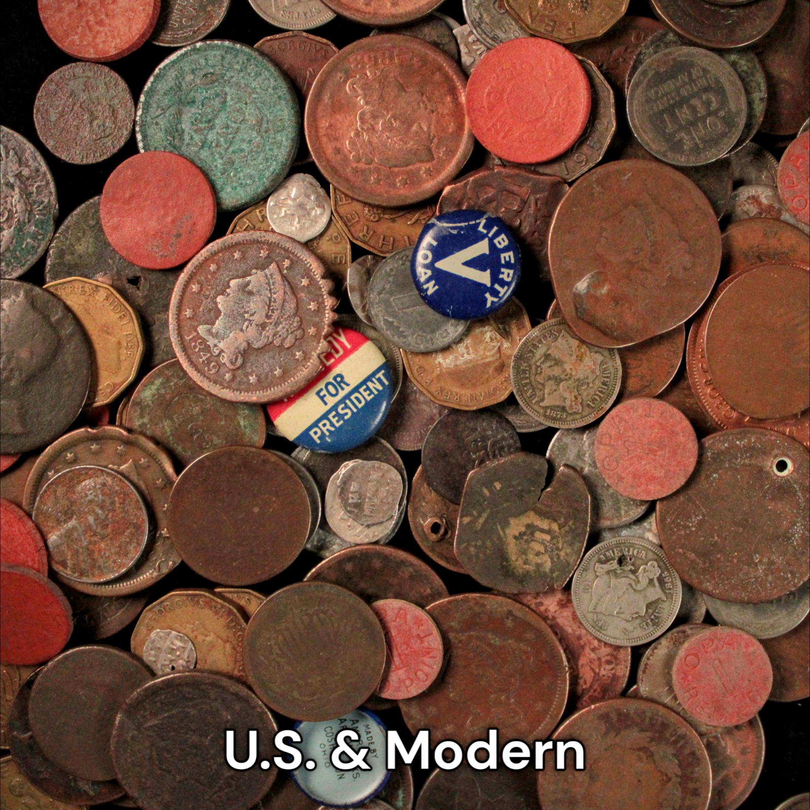 Random Bulk Low Grade Coins - Ancient or Modern - Lot of 5 Coins