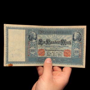 Reichsbanknote, 100 marks - 1908 to 1910 - German Empire -