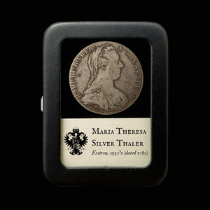 Maria Theresa Silver Thaler - 1930's, dated 1780 - Italian Eritrea