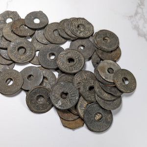 Pirate Money, Palembang Pitis - 1700's - Southeast Asia