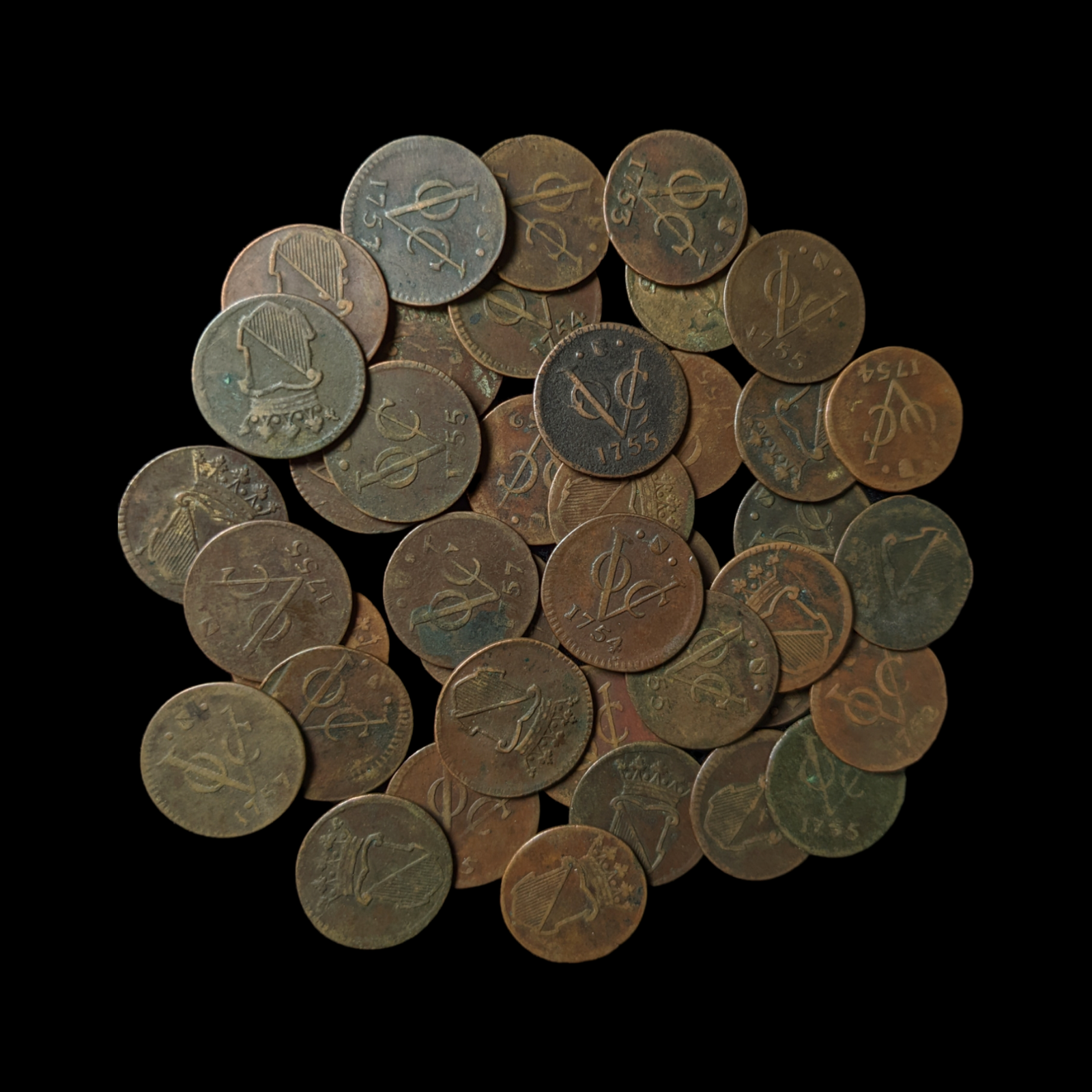 Dutch East India Co. Half Duit - 1700's - Southeast Asia