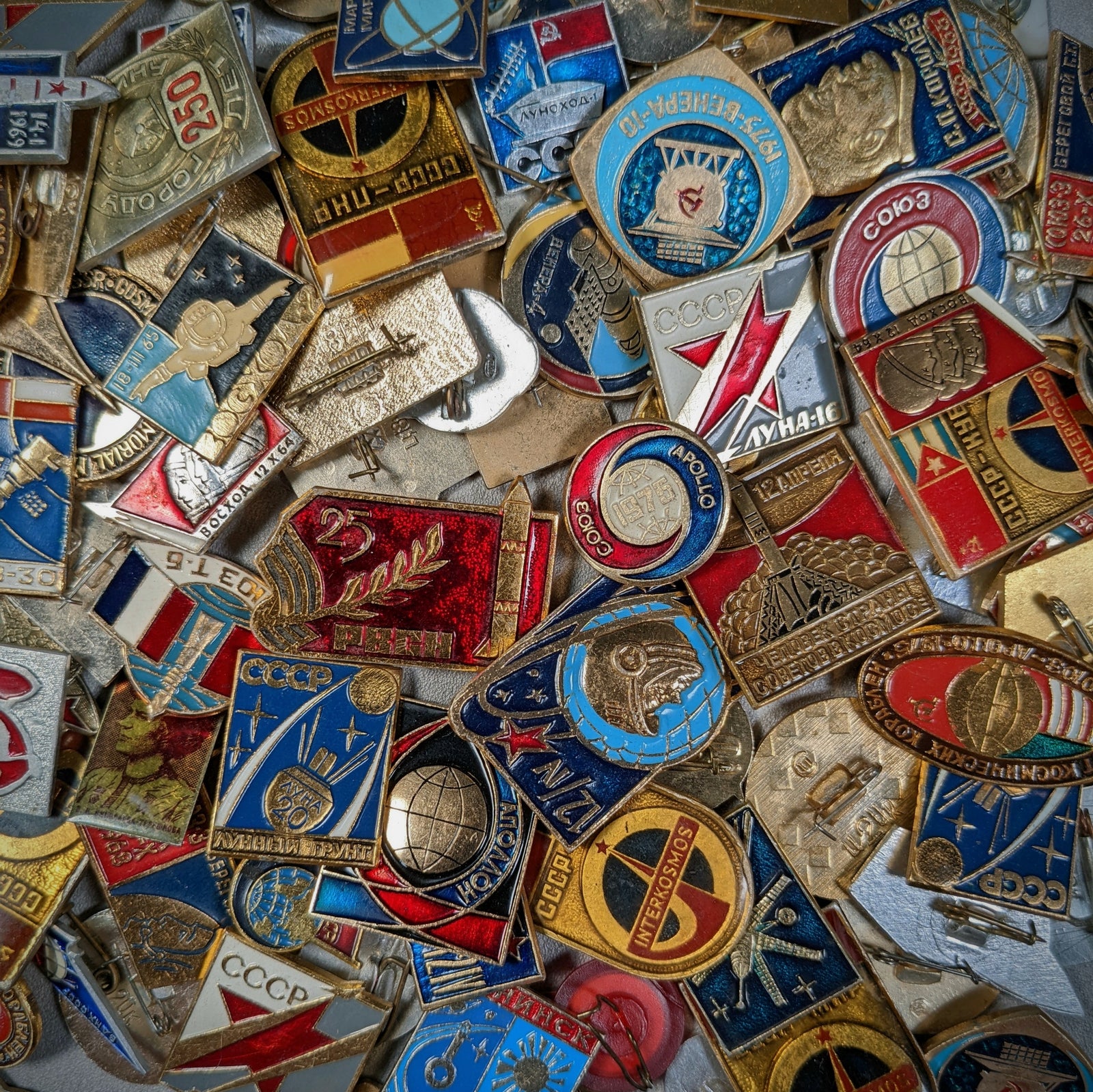 Soviet Space Race Pin - 1955 to 1975 - Soviet Union