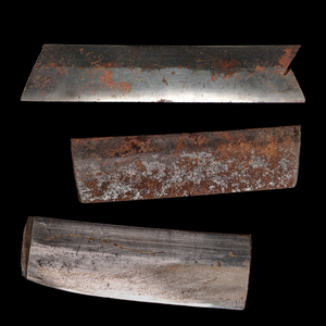 Japanese Sword Fragments - c. 1850's to early 1900's - Late Edo to Meiji Era