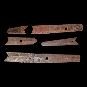 Japanese Sword Fragments - c. 1850's to early 1900's - Late Edo to Meiji Era