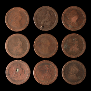 Cartwheel Penny, George III (Bargain Grade) - 1797 - Great Britain
