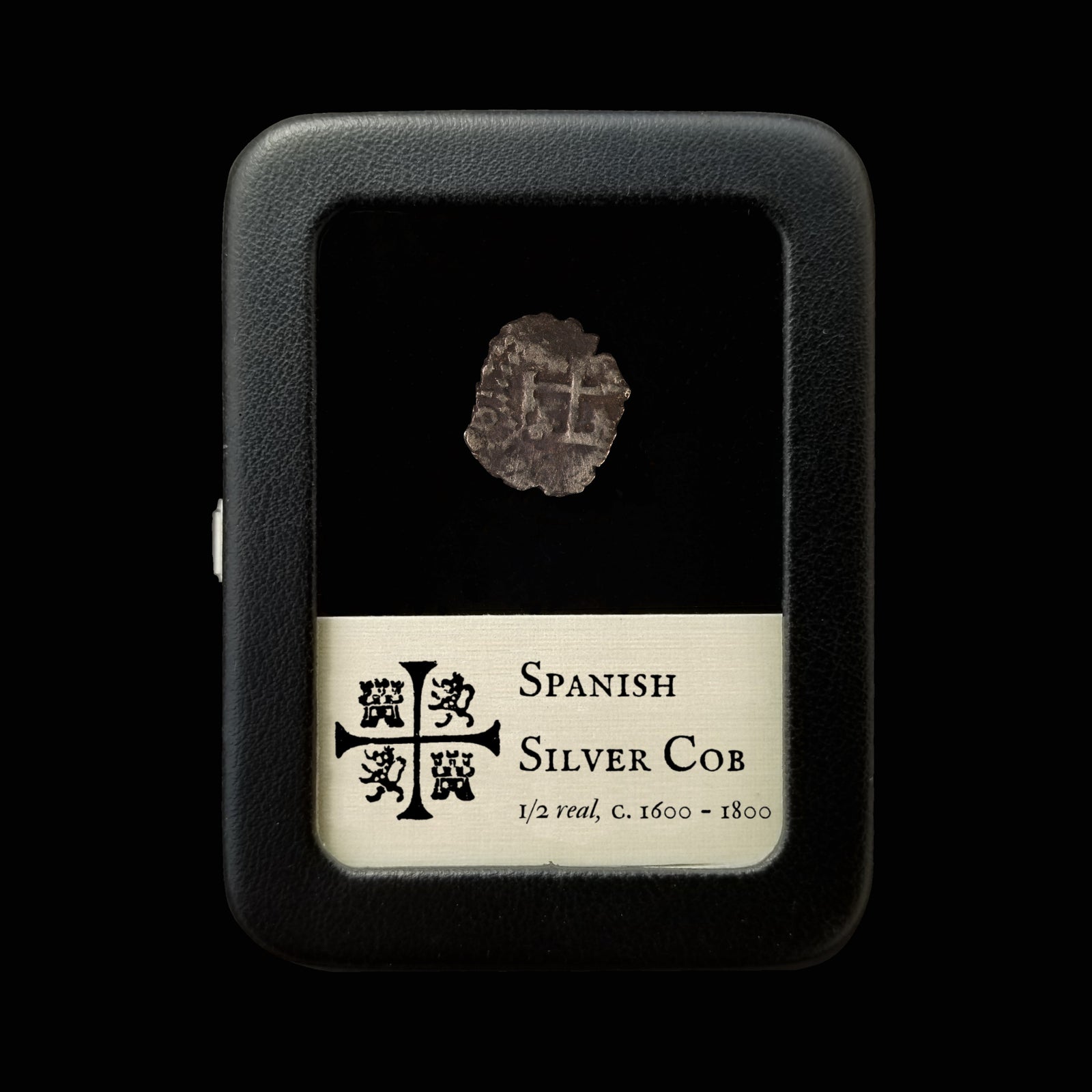 Spanish Silver Cob, 1/2 Real - c. 1600 to 1800 - South America