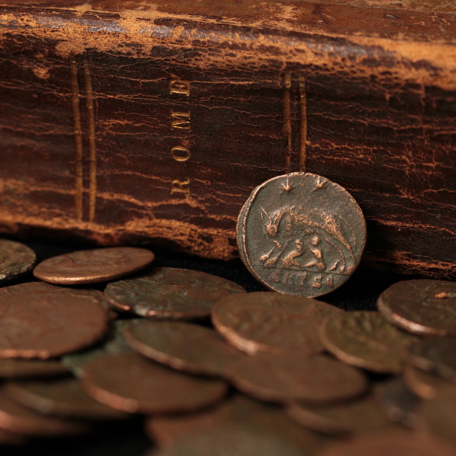 Urbs Roma Coin, Romulus and Remus - c. 330 to 336 CE - Roman Empire